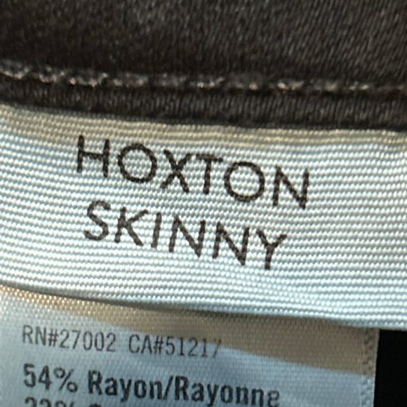 PAIGE Hoxton Skinny Women's Jeans Pants in Black Shadow Size 29 High Rise - Picture 9 of 12